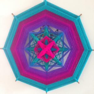 Mandalas tejidos o pintados a mano